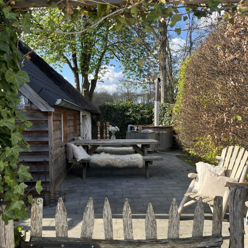 Overzicht terras